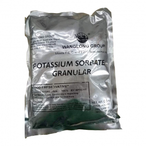 Potassium sorbate C6H7KO2, Trung Quốc, 25kg/thùng